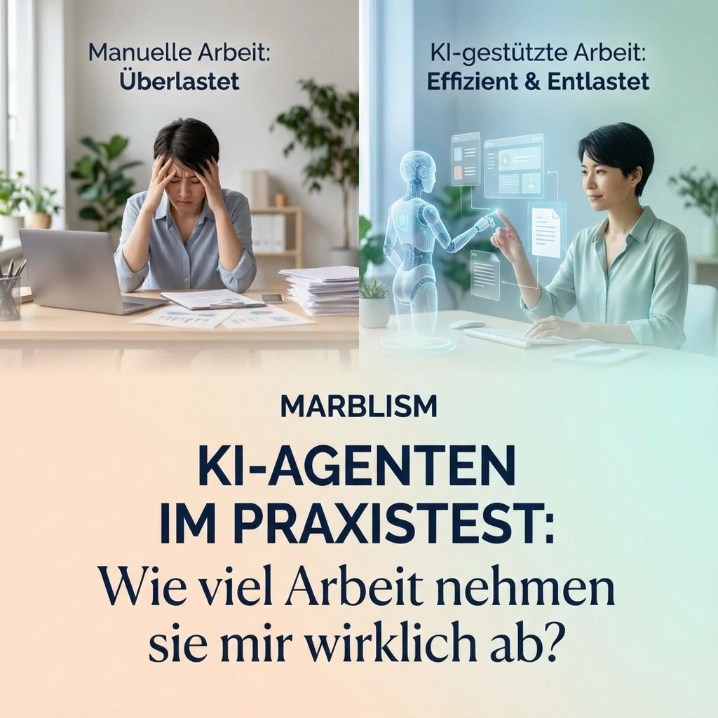 MARBLISM KI-Agenten im Praxistest: Wie viel Arbeit nehmen sie mir wirklich ab?