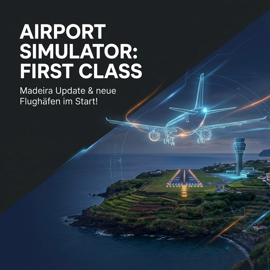 Airport Simulator: First Class – Madeira Update & neue Flughäfen im Start!
