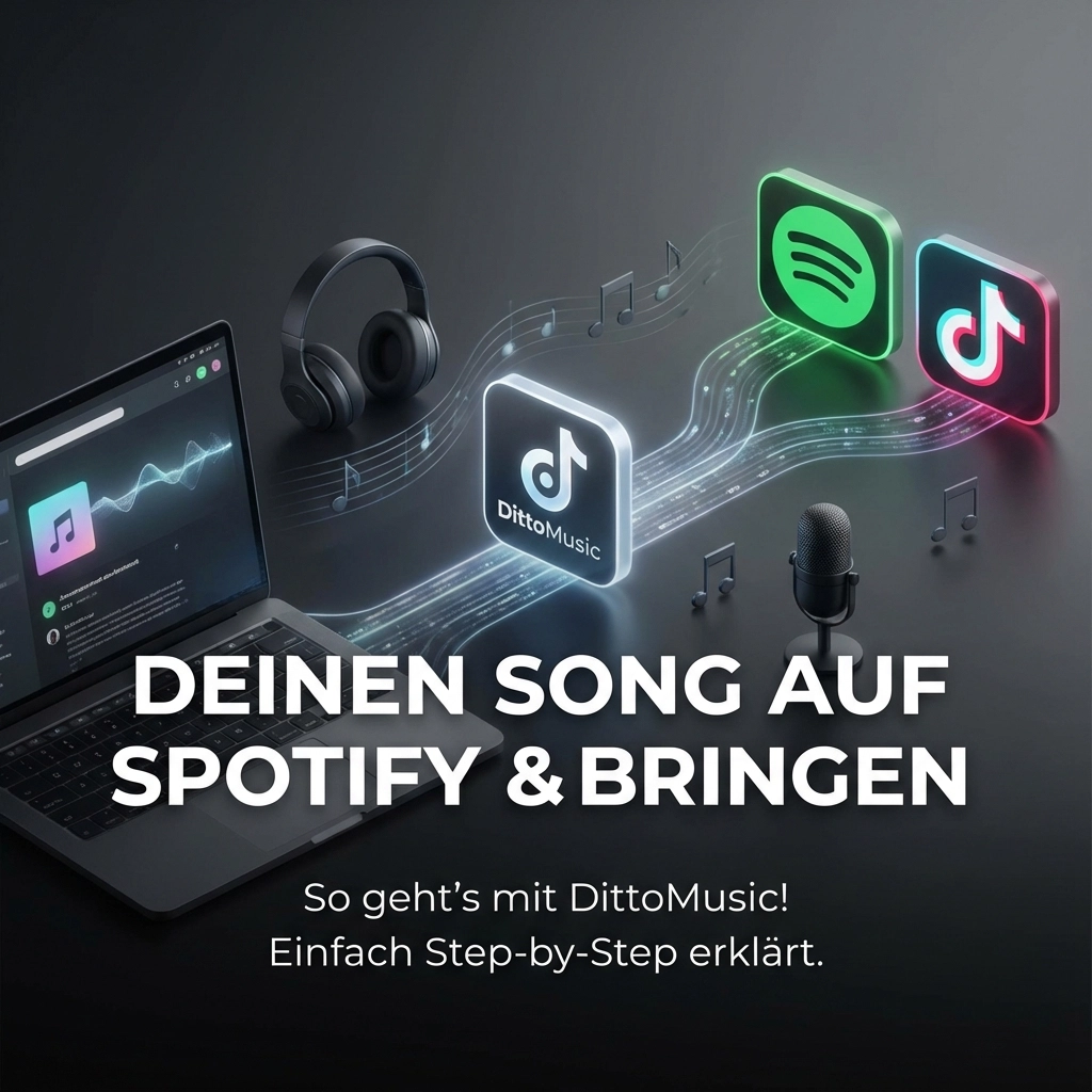 Deinen Song auf Spotify & TikTok bringen – So geht's mit DittoMusic! Einfach Step by Step erklärt!