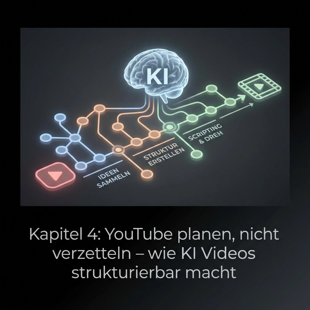 Kapitel 4: YouTube planen, nicht verzetteln – wie KI Videos strukturierbar macht
