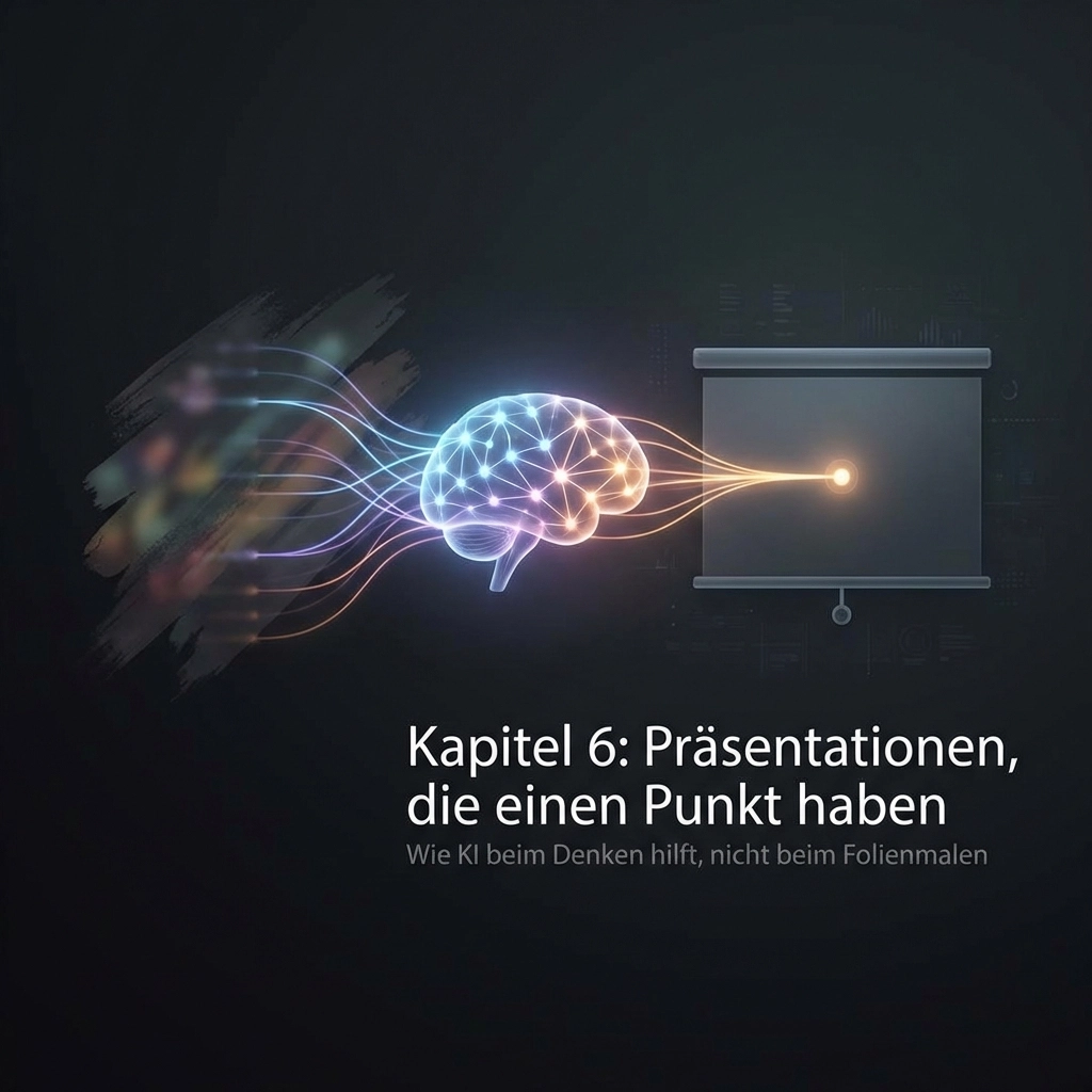 Kapitel 6: Präsentationen, die einen Punkt haben – wie KI beim Denken hilft, nicht beim Folienmalen