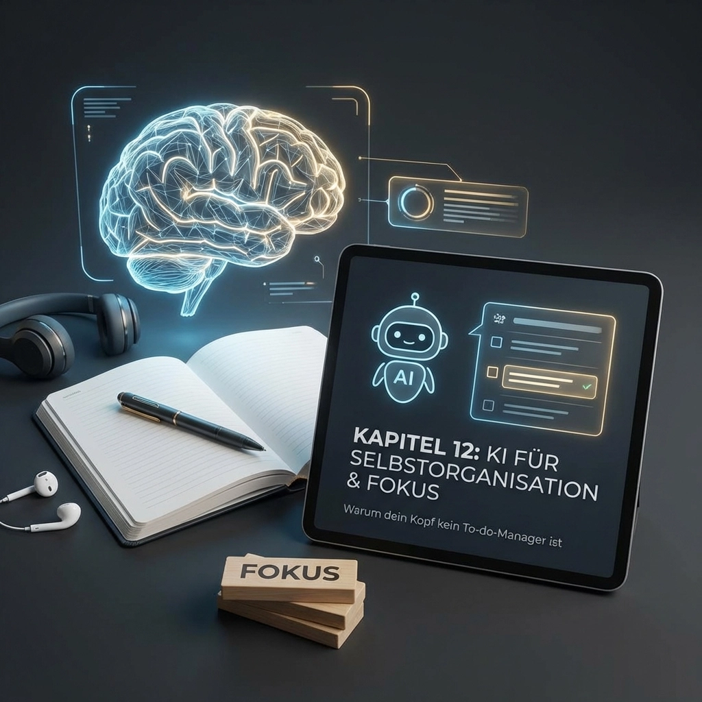 Kapitel 12: KI für Selbstorganisation & Fokus – warum dein Kopf kein To-do-Manager ist