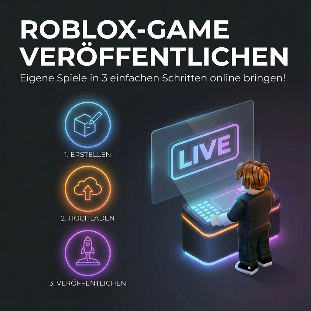 Roblox-Game veröffentlichen: Eigene Spiele in 3 einfachen Schritten online bringen!