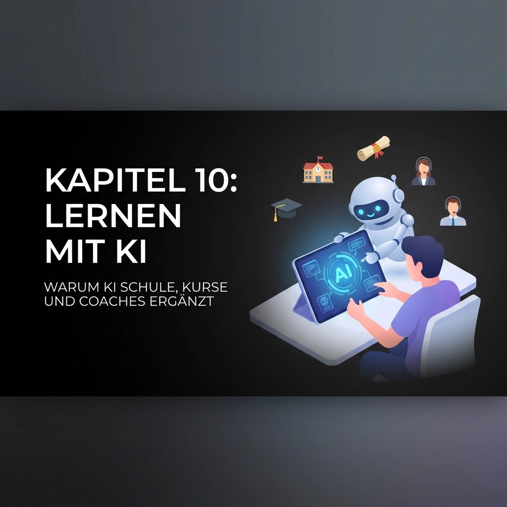 Kapitel 10: Lernen mit persönlichem Tutor – warum KI Schule, Kurse und Coaches ergänzt