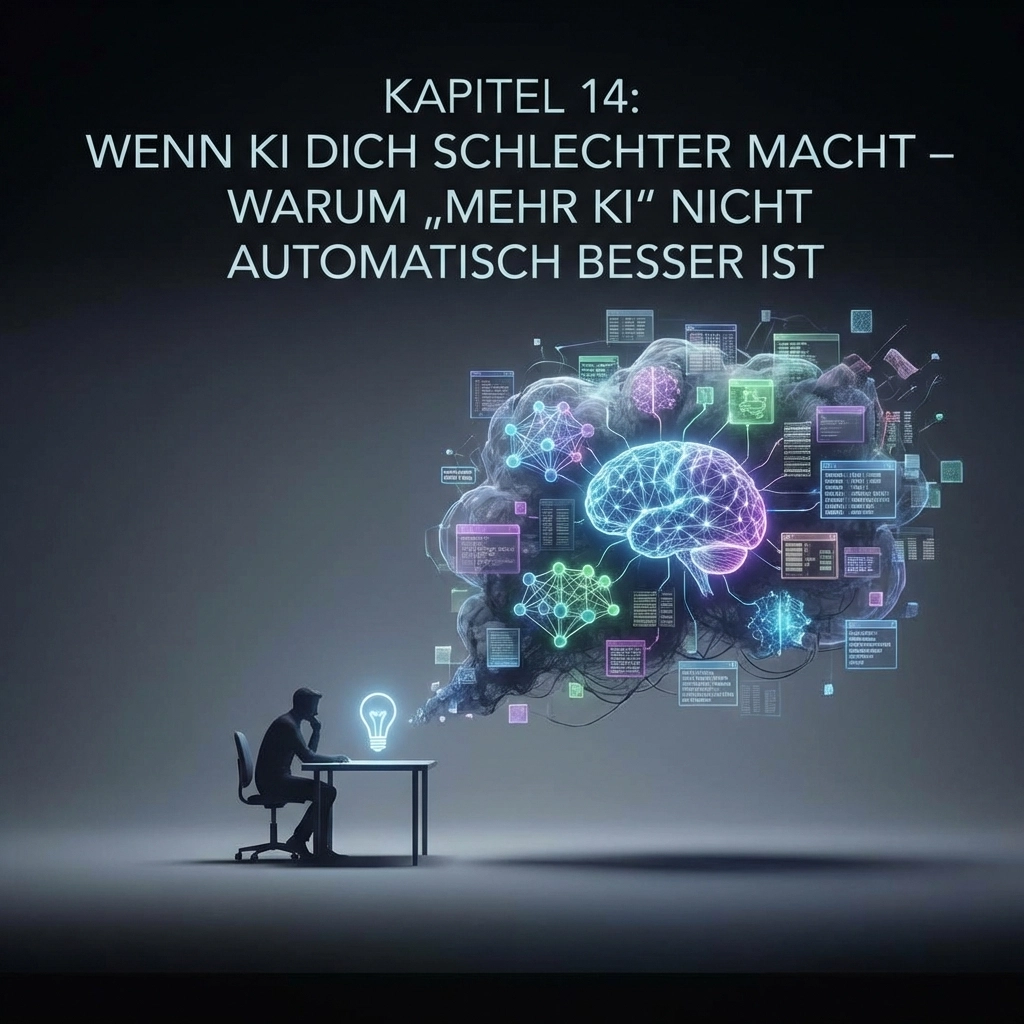 Kapitel 14: Wenn KI dich schlechter macht – warum „mehr KI" nicht automatisch besser ist