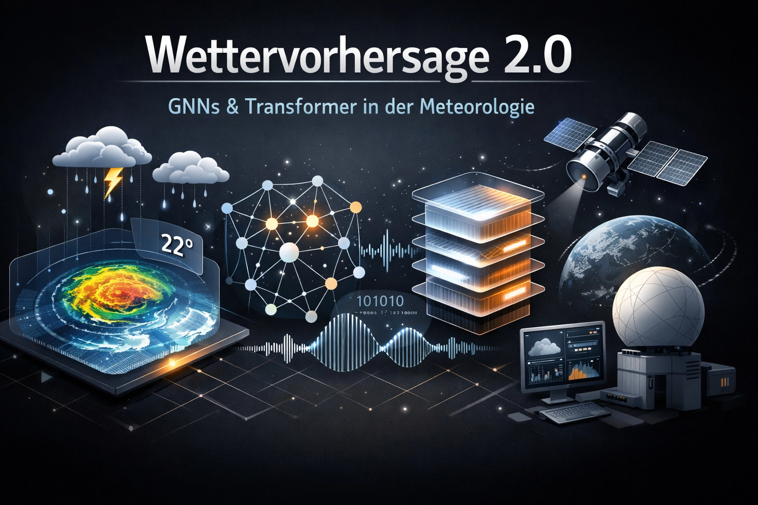 Wettervorhersage 2.0: Wie GNNs und Transformer die Meteorologie revolutionieren – ein technischer Deep Dive