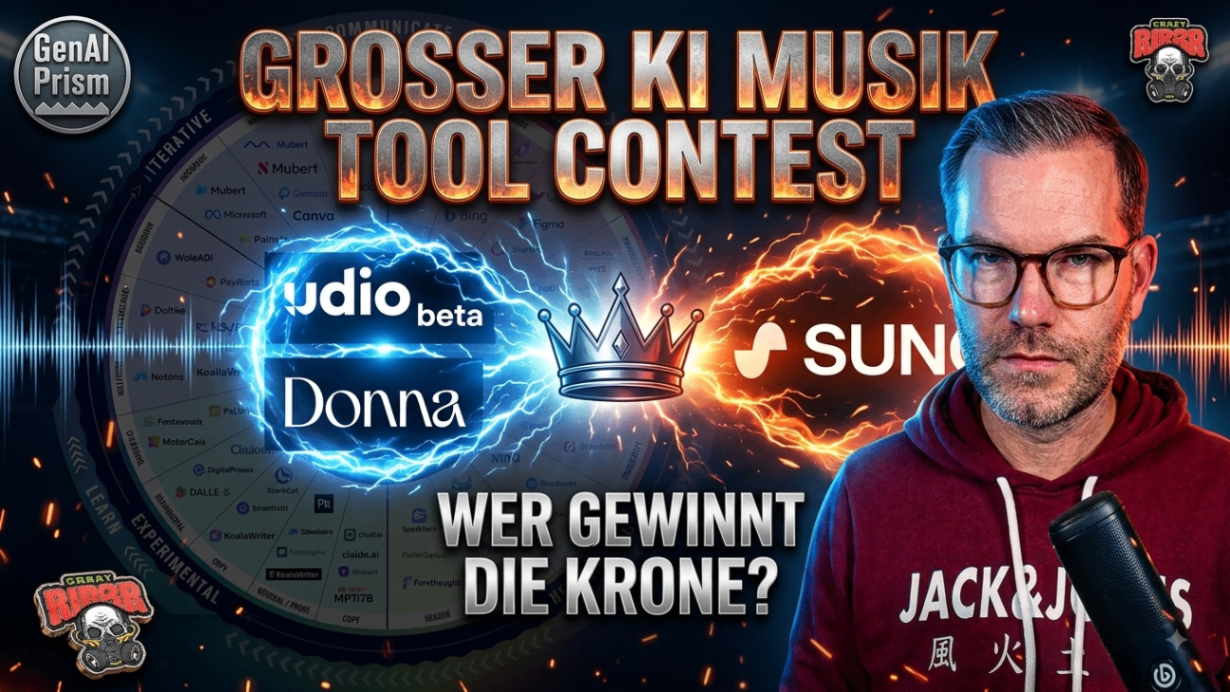 Die besten KI-Musik-Tools im Vergleich: Suno vs. Udio vs. Donna AI – wer gewinnt?