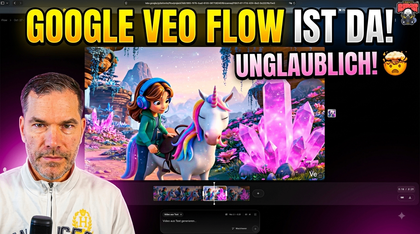 Google Veo Flow im Test: Minutenlange KI-Videos mit Sound und Konsistenz?